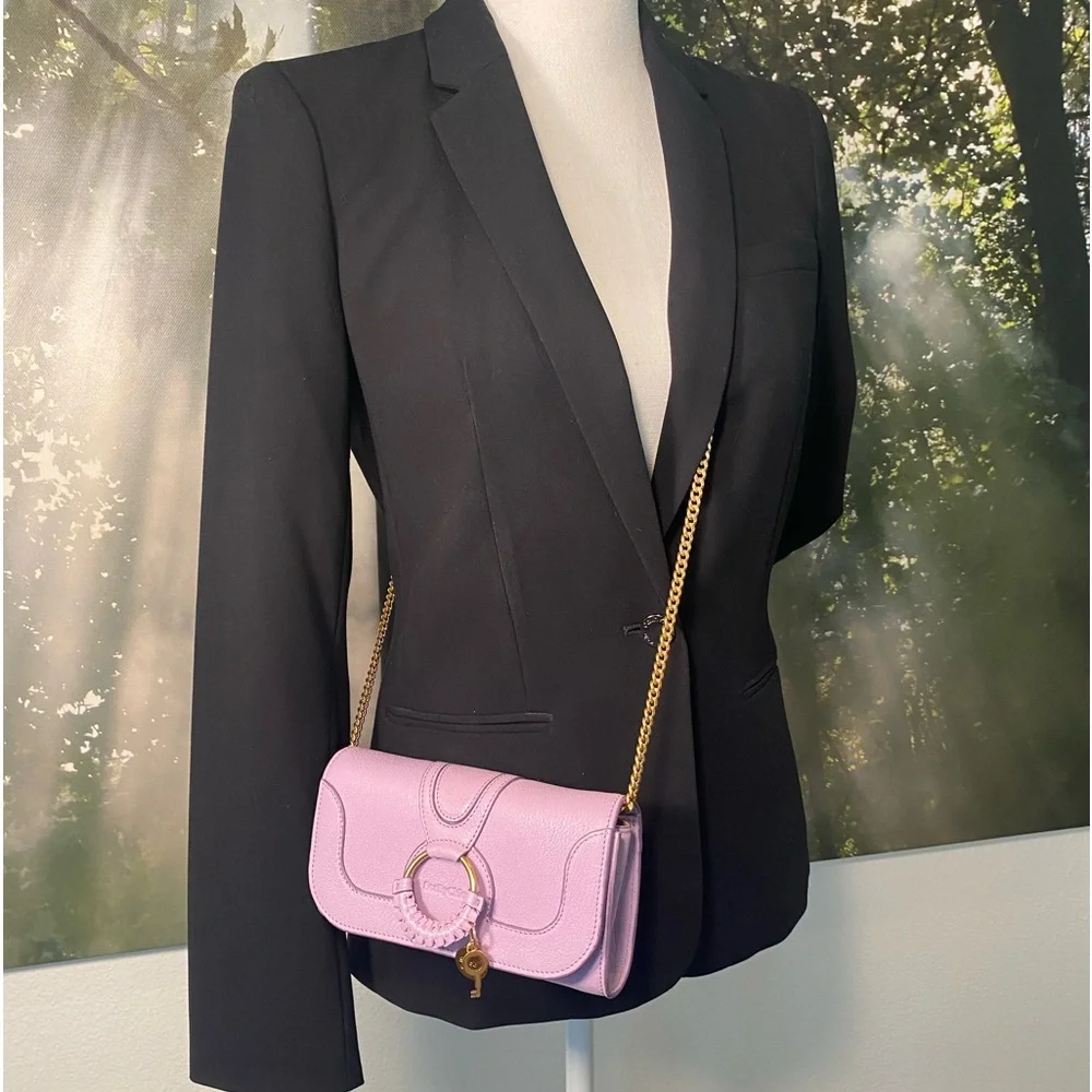 NWT See By Chloé Leather Hana Continental Chain Wallet - Picture 2 of 12